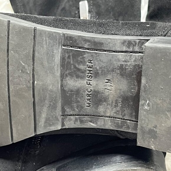 Marc Fisher Studded Jay Walker Over The Knee Heeled Tall Boot‎ Black Size 7.5 - Picture 8 of 10